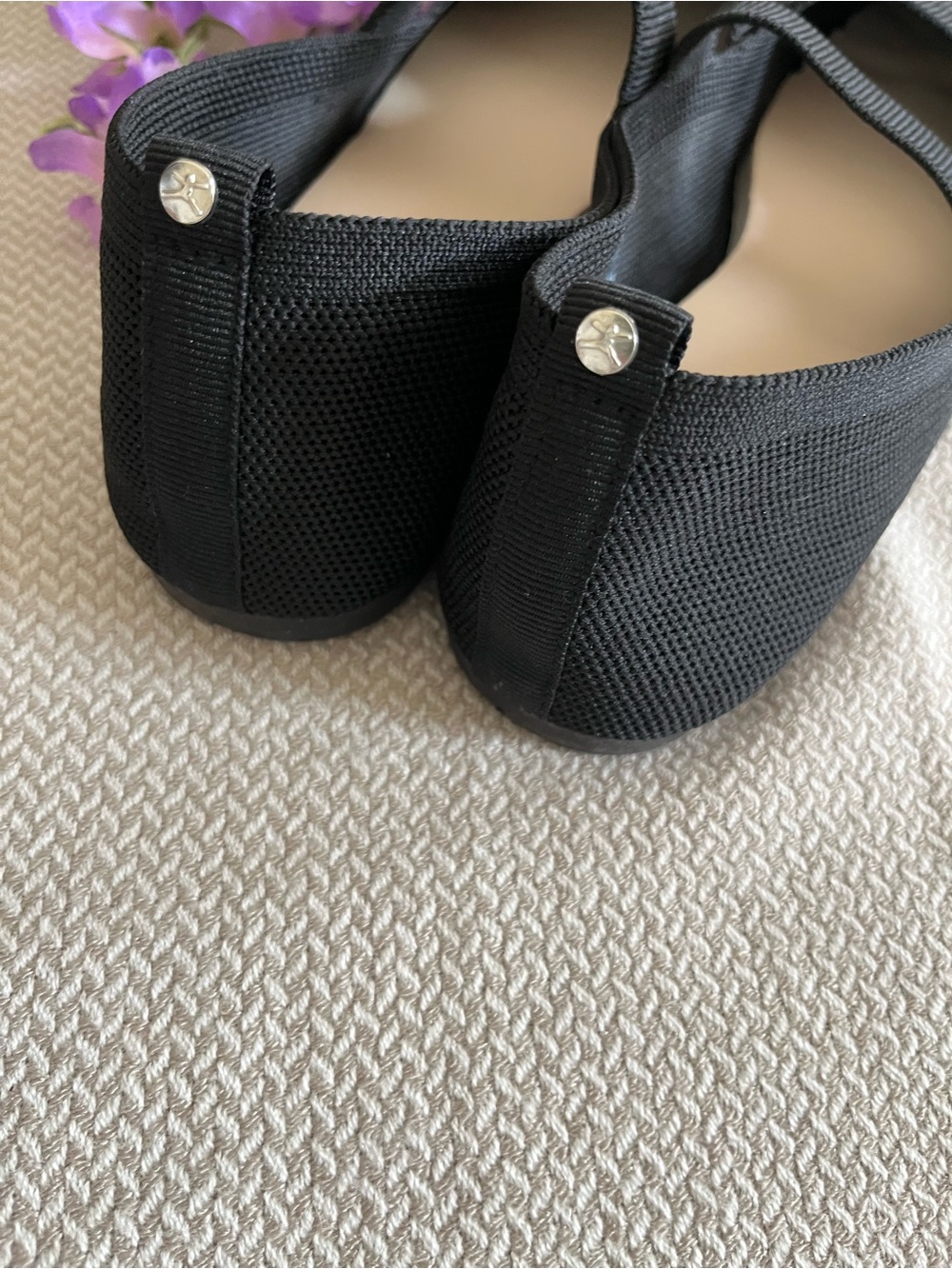 Danskin Shine Women's Black Mary Jane Ballet Flats with Strap Size 8 - Picture 6 of 10